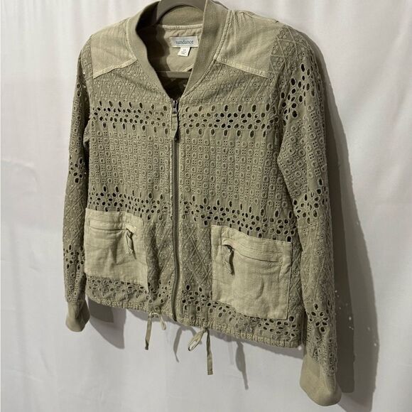 Sundance Khaki Lightweight Jacket, Size XS - Picture 3 of 6